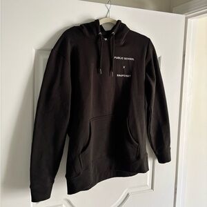 Public School x Snapchat Black Sweatshirt